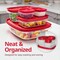 Large Containers, 18-Piece Set, Food Storage Containers with Lids